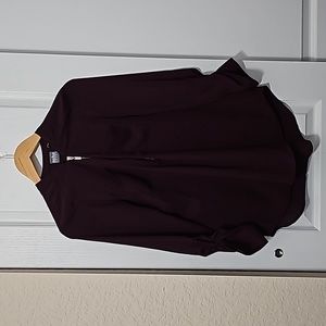 New York & Company Zip Up Shirt